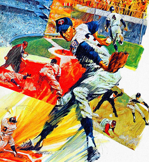 Cleveland Indians 1956 Program T-Shirt by Big 88 Artworks - Fine Art America