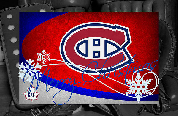 Montreal Canadiens Christmas Greeting Card for Sale by Joe Hamilton