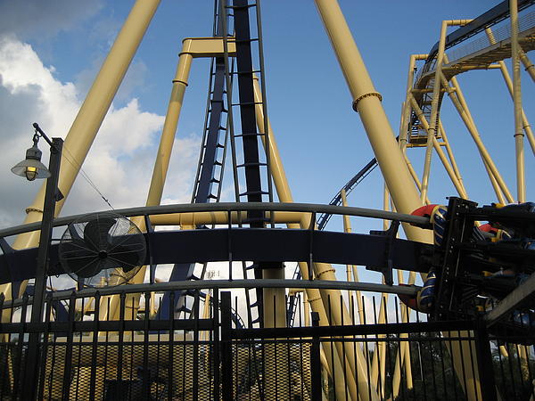 Montu Roller Coaster - Busch Gardens Tampa - 011314 by DC Photographer