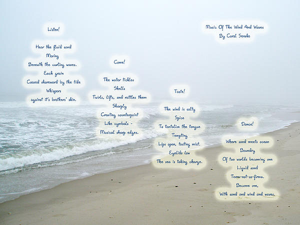 Music Of The Wind And Waves Poem on Ocean Background Jigsaw Puzzle ...