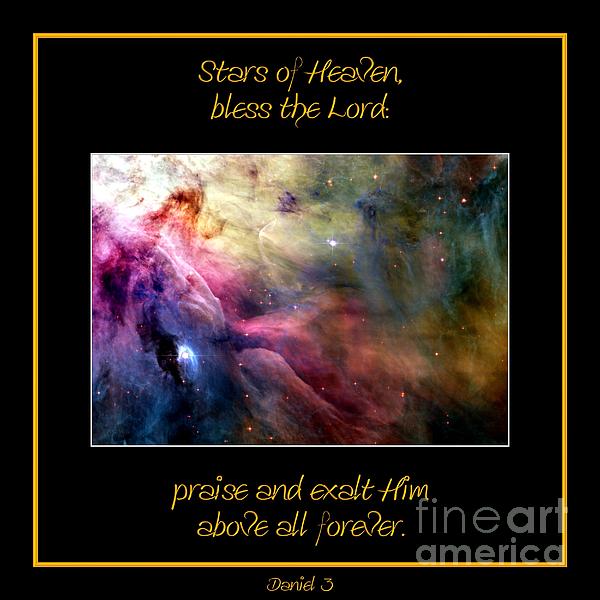 Rose Santuci-Sofranko - NASA Ll Ori And The Orion Nebula Stars of Heaven bless the Lord