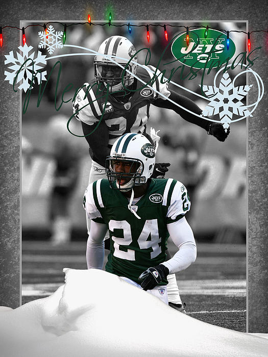 New York Jets Team Vintage Art by Joe Hamilton