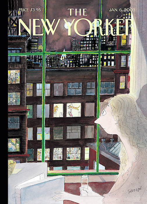 New Yorker January 6th, 2003 Greeting Card for Sale by Jean-Jacques Sempe