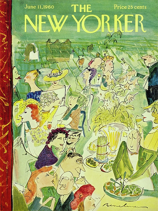New Yorker June 11th 1960 Greeting Card for Sale by Ludwig Bemelmans