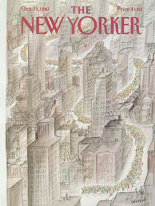 New Yorker October 25th, 1982 Coffee Mug for Sale by Jean-Jacques Sempe