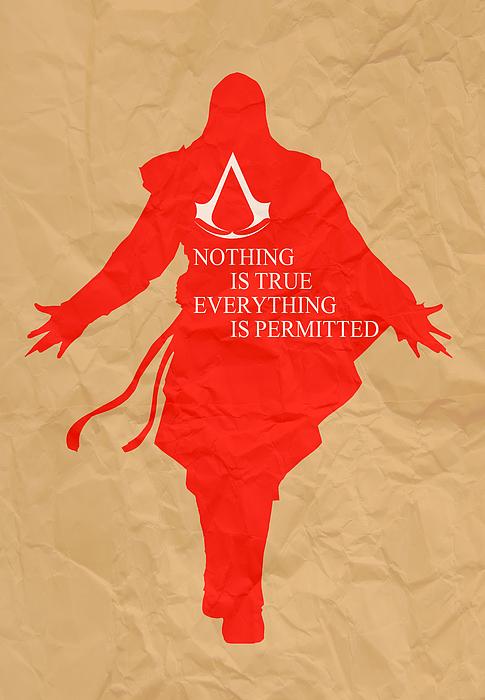 Nothing Is True Assassins Creed Greeting Card