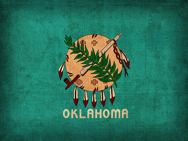 Oklahoma Flag Place Card