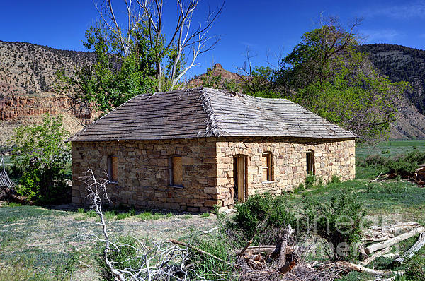 Rustic Pioneer Log Cabin - Salt Lake City by Gary Whitton