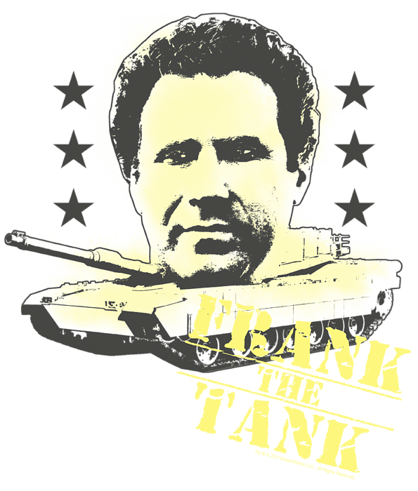 FRANK THE TANK T-Shirt - Old School PARTY Ferrell