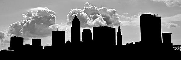 Frozen in Time Fine Art Photography - Ominous Cleveland Silhouette
