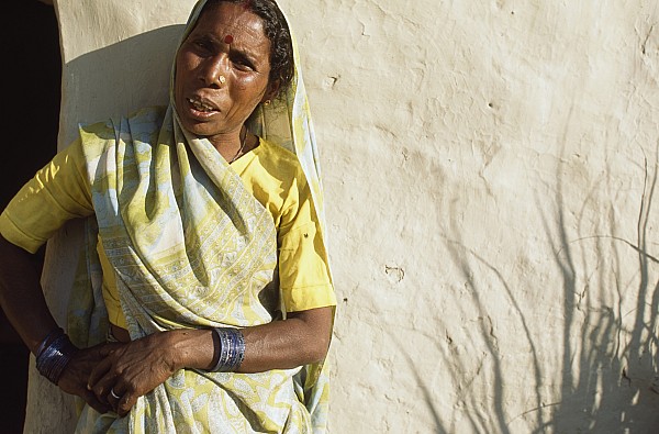 Peasant Woman In Poor Rural Area by Jon Spaull