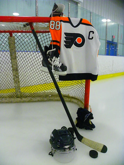 Lisa Wooten - Philadelphia Flyers Eric Lindros Away Hockey Jersey