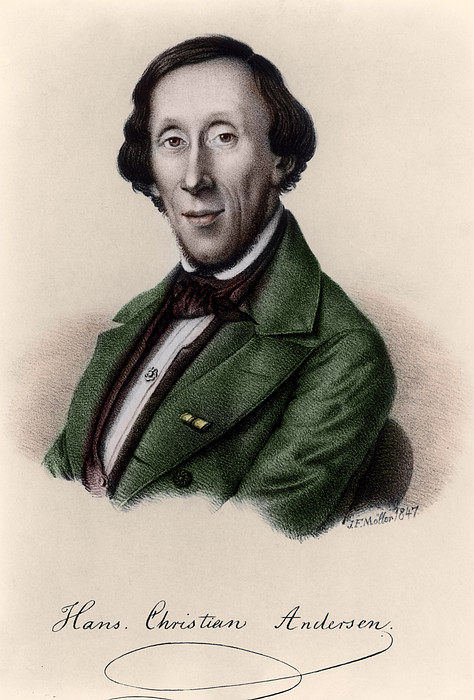 Hans Christian Andersen, 1860s by Danish School