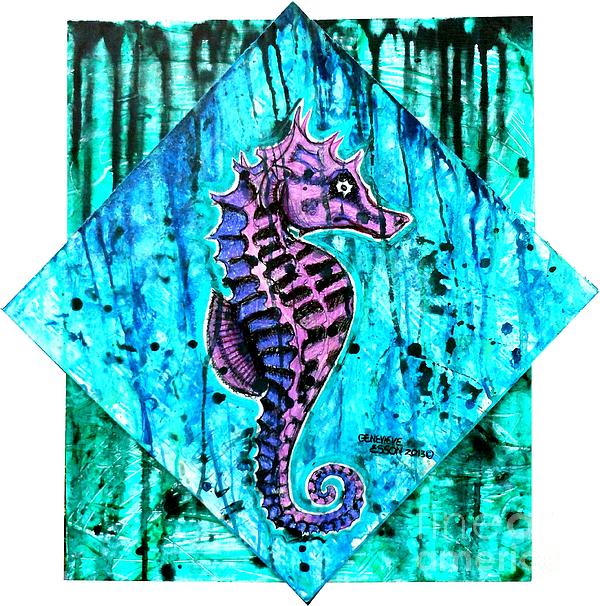 Genevieve Esson - Purple Seahorse