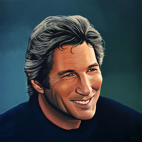 Richard Gere Shower Curtain for Sale by Paul Meijering