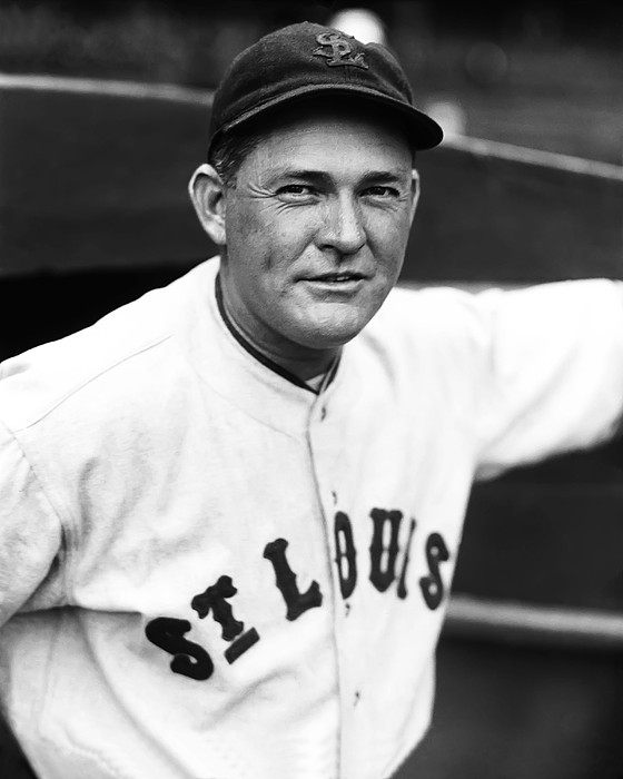 Rogers Hornsby Looking Into Camera Smiling by Retro Images Archive