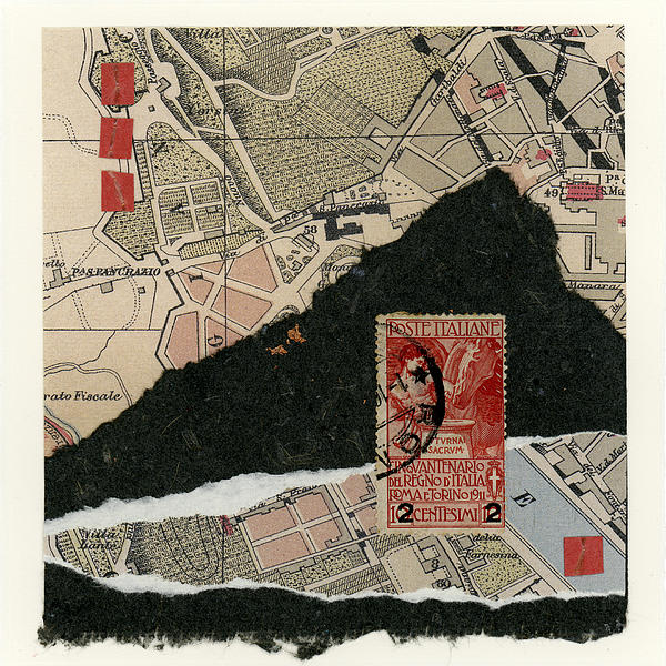 Carol Leigh - Roman Map Collage