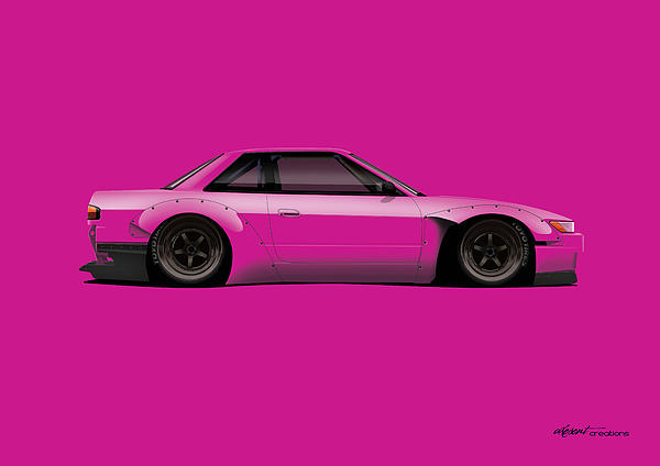 S13 Silvia Pink - Nissan by Benny Maxwell