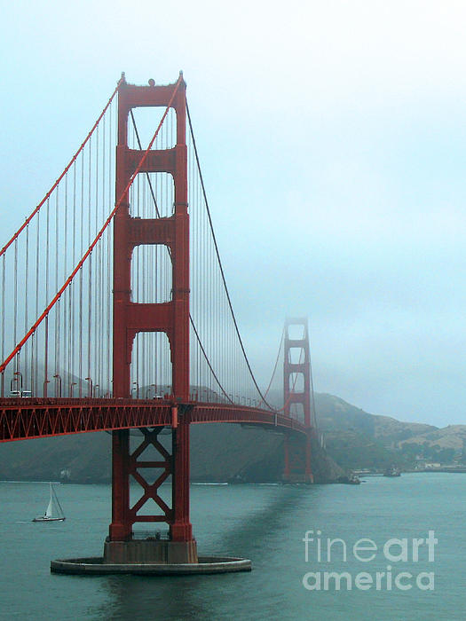 Connie Fox - Sailing Under the Golden Gate Bridge