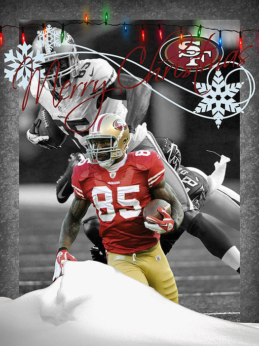 San Francisco 49ers Christmas Card Tapestry by Joe Hamilton - Fine Art  America