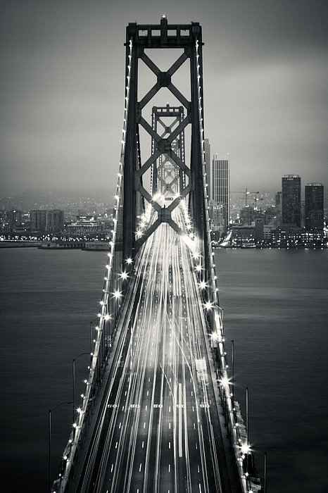 Adam Romanowicz - San Francisco - Oakland Bay Bridge BW