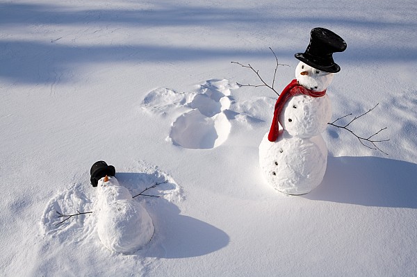 Plus-Plus Snowman Instructions 