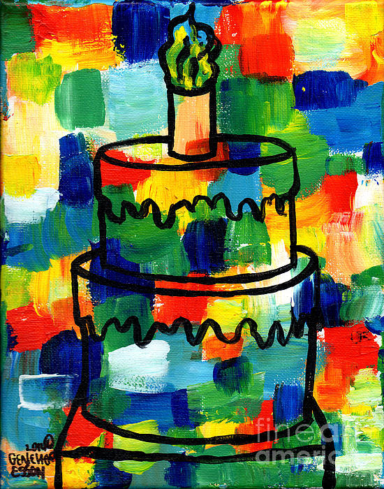 Genevieve Esson - STL250 Birthday Cake Abstract