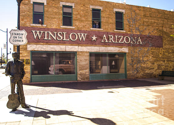 Standin On The Corner In Winslow Arizona by Deborah Smolinske