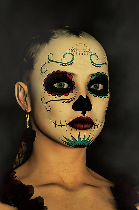 Sugar Skull - Day Of The Dead Face Paint by Liam Liberty