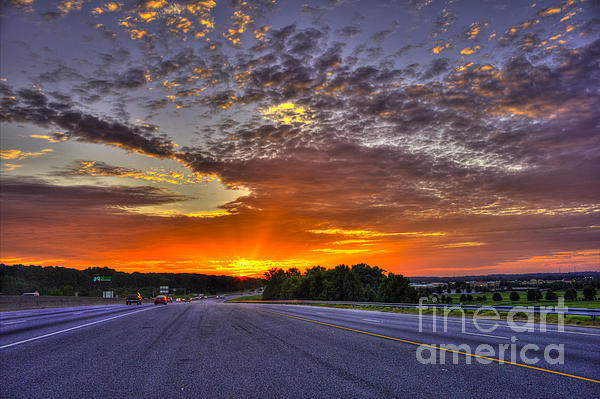 Sunset Mall at Stonecrest Lithonia GA Photograph by Reid Callaway - Fine  Art America