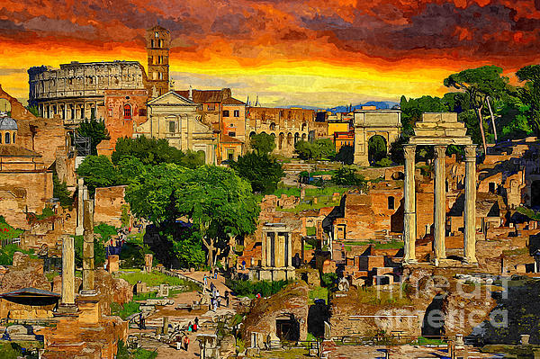 Stefano Senise - Sunset in Rome