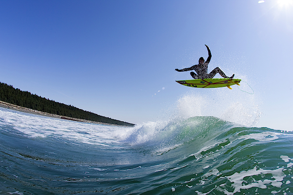 air surfing on water