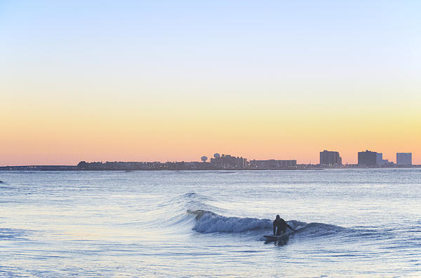 Ocean City New Jersey Surfer Poster for Sale by NewJerseyArt