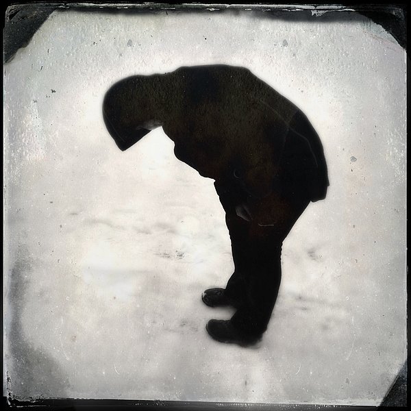 Surreal silhouette of a person in the snow iPhone X Case by Matthias Hauser  - Instaprints