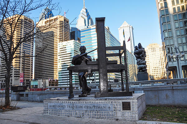 Ben Franklin in a Flyers Jersey Photograph by Bill Cannon - Pixels