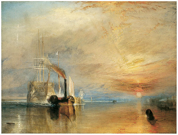 The Fighting Temeraire Tugged To Her Last Berth by J M W Turner