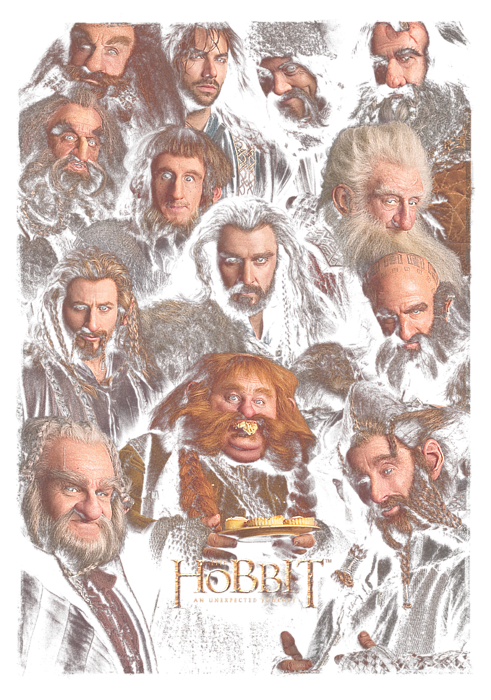 dwarves hobbit poster