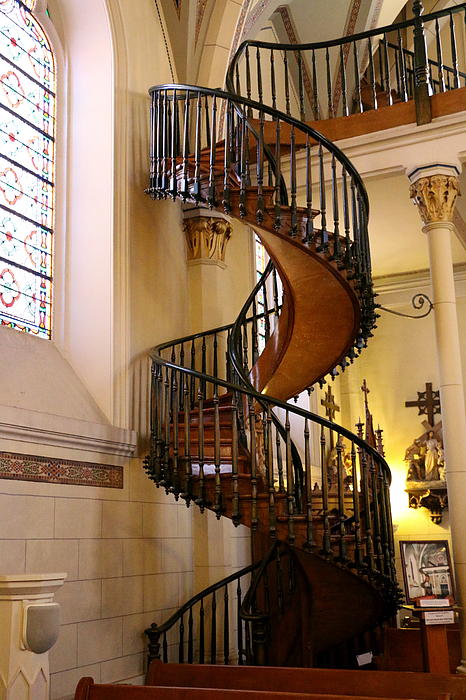 Christiane Schulze Art And Photography - The Loretto Chapel Spiral Staircase