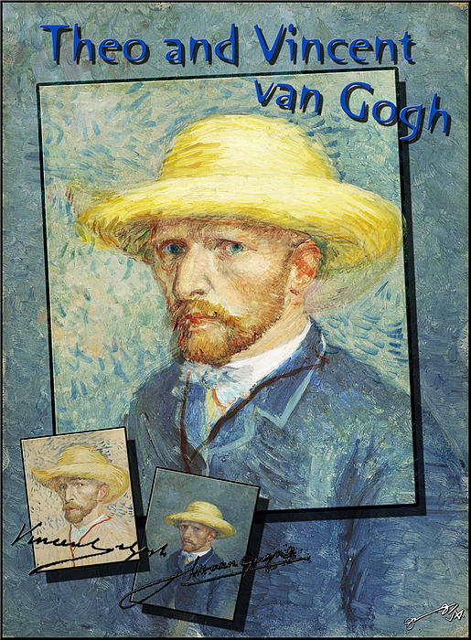 Theo And Vincent Van Gogh by Jose A Gonzalez Jr