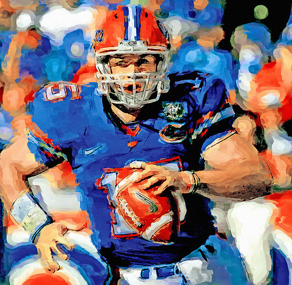 Tim Tebow Mr. Florida Gator Youth T-Shirt by John Farr - Fine Art America