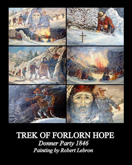 Trek of Forlorn Hope Sticker by AJ Schibig Pixels