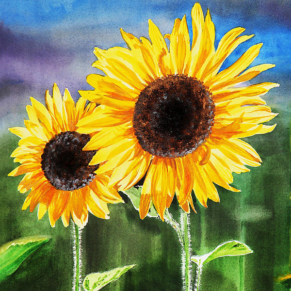 Irina Sztukowski - Two Sunflowers