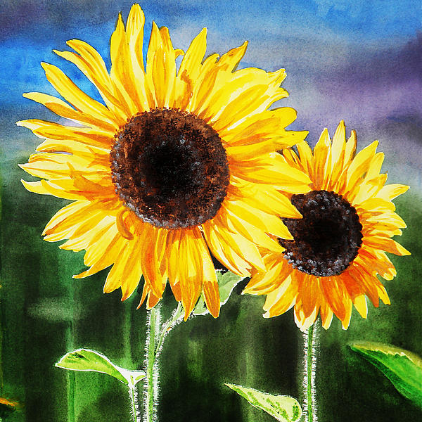 Irina Sztukowski - Two Suns Sunflowers