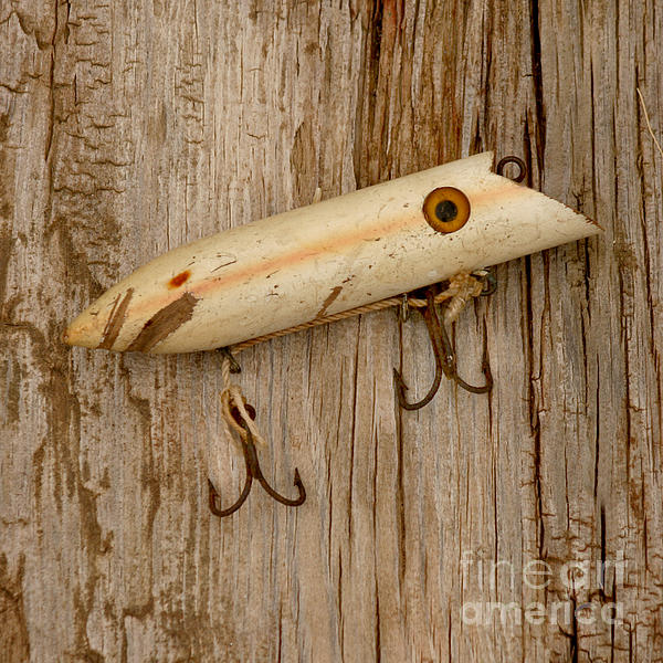 Vintage Fishing Lure Jigsaw Puzzle by Art Block Collections - Pixels