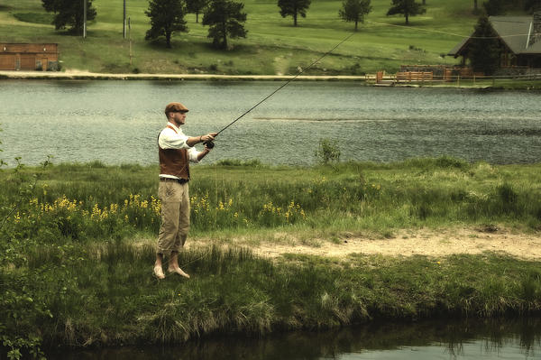 Vintage Fly Fishing Jigsaw Puzzle by Ron White - Pixels