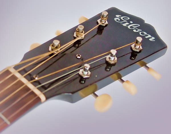 Gibson Guitar Logo Headstock Musical Instruments Vinyl Sticker