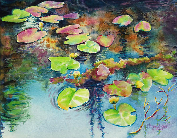 Kathy Braud - Waterlilies in Shadow