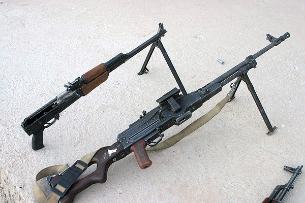 Weapons Captured By Us Marine Corps by Everett