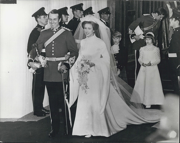 Wedding Of Princess Anne And Captain Mark Phillips At Westminster Abbey ...