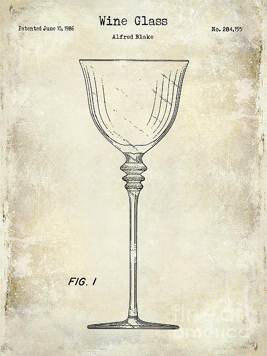 Jon Neidert - Wine Glass Patent Drawing
